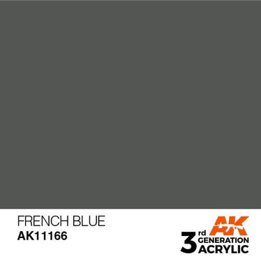 AK Interactive AK11166 French Blue Acrylic Paint 17ml (3rd Generation)